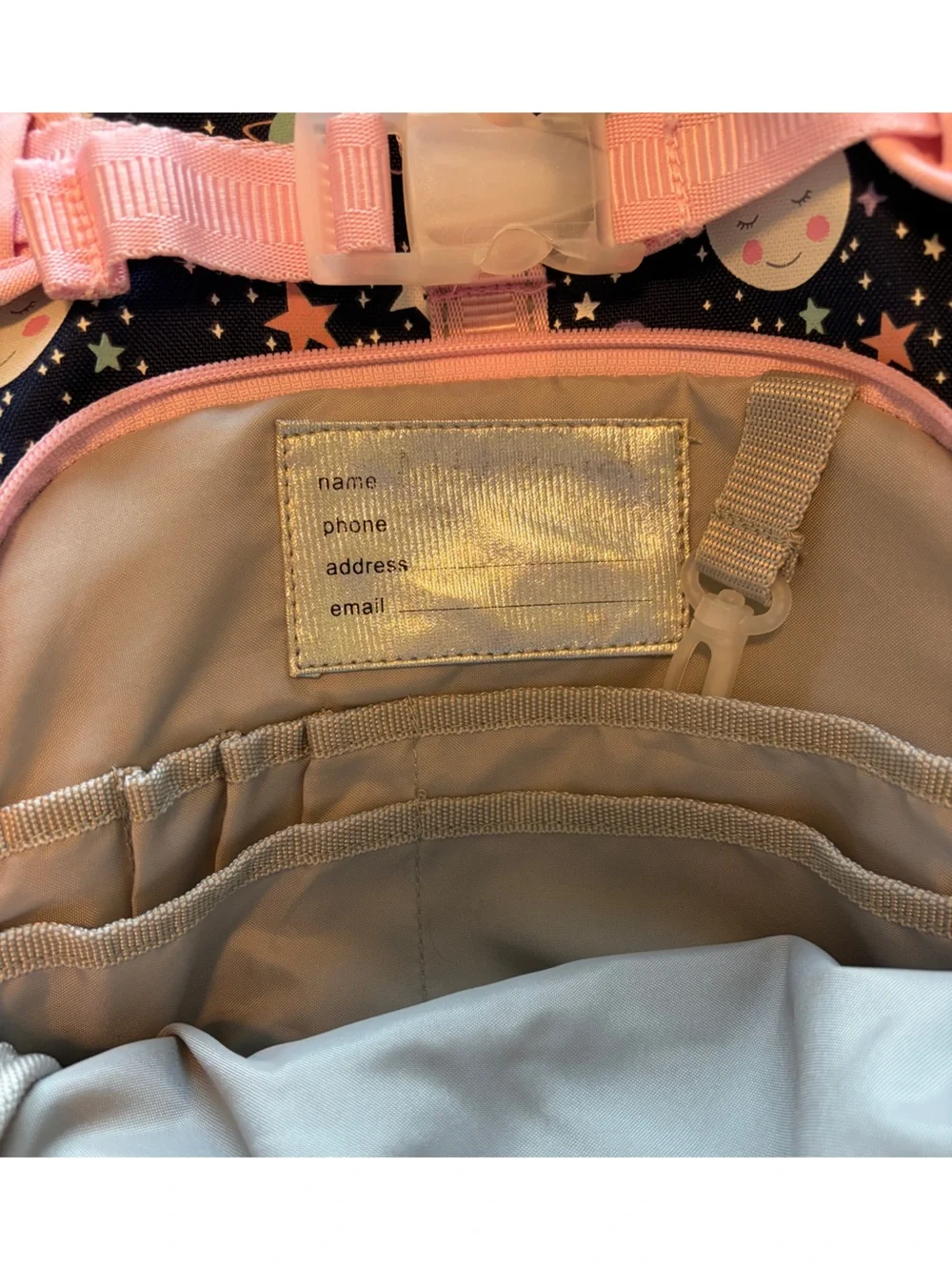 Pottery Barn Kids navy backpack